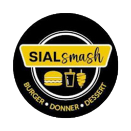 Sial smash burger logo.